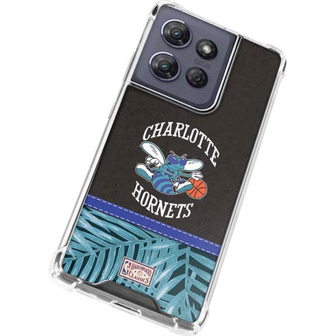 NBA Charlotte Hornets Retro Palms Moto G Play 5G (2025) Clear Case